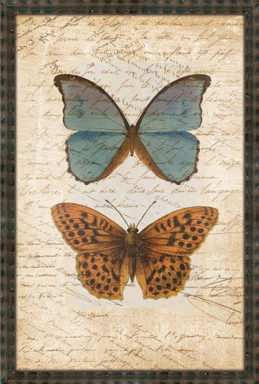 Butterflies With Writing III