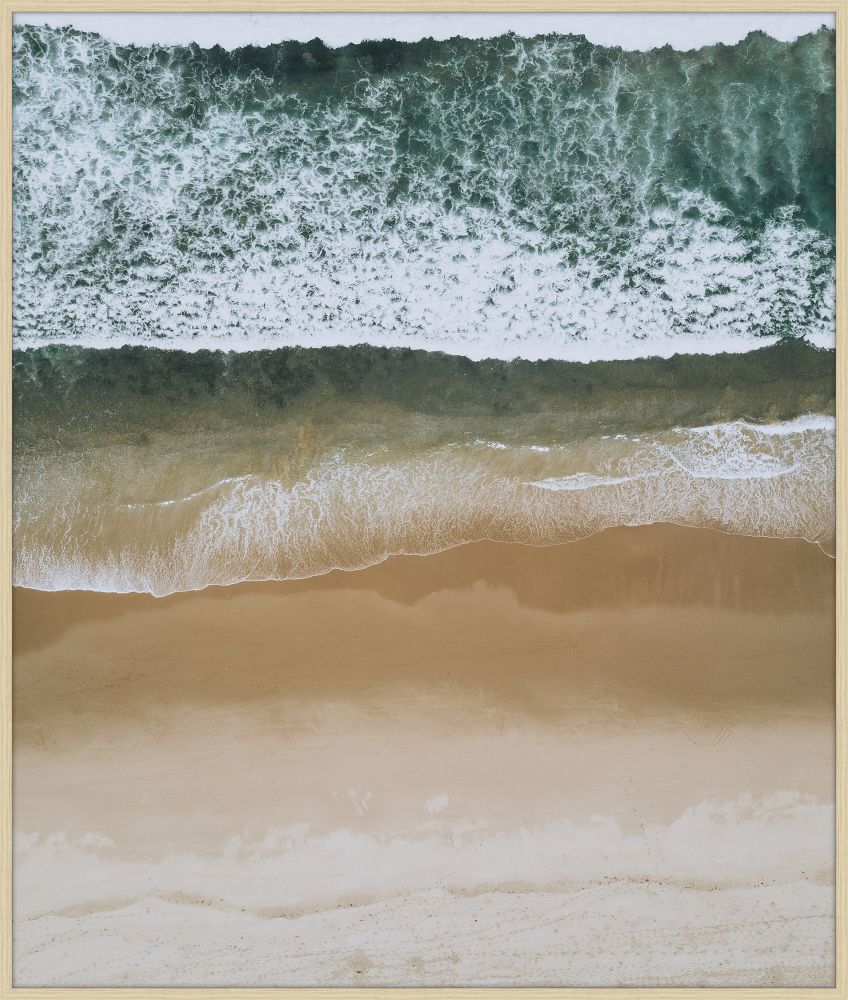 Sand and Foam on Canvas
