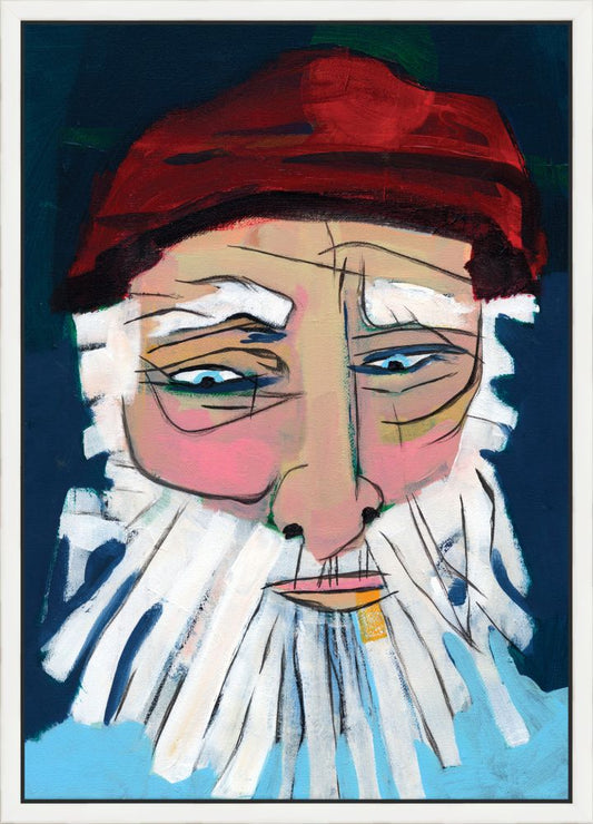 Red Cap On Canvas
