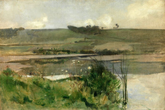 Arques-la-Bataille ca. 1884 - John Henry Twachtman Boxed Canvas