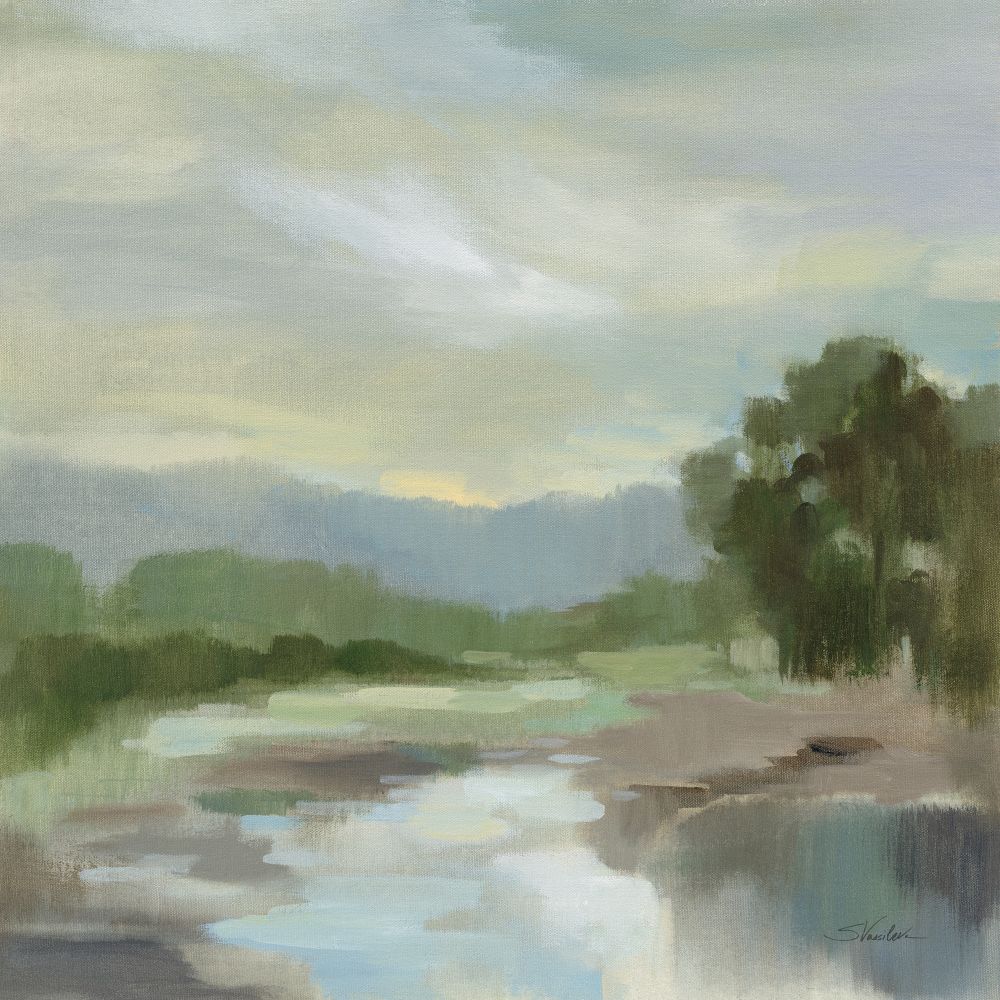 Sage Lake Boxed Canvas