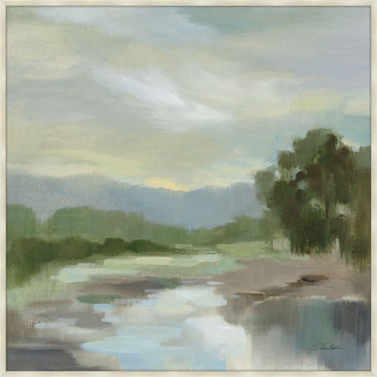 Sage Lake on Canvas