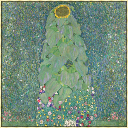 The Sunflower, Gustav Klimt, 1907 on Canvas