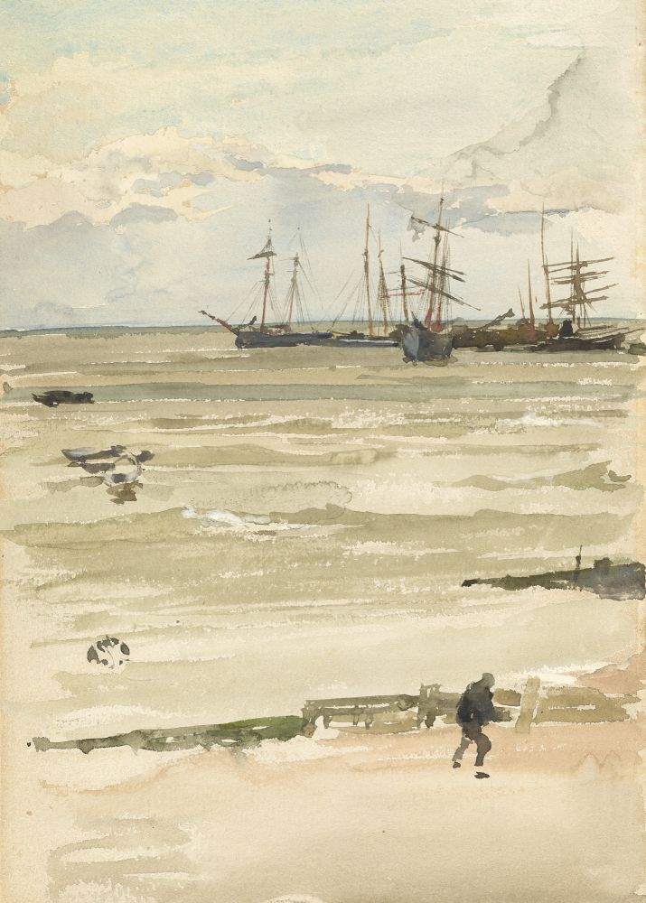 Whistler By the Sea IV Boxed Canvas