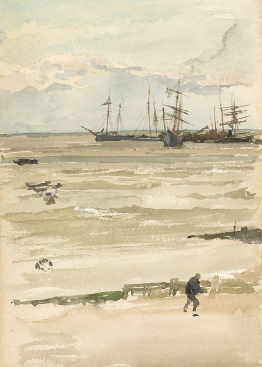 Whistler By the Sea IV Boxed Canvas
