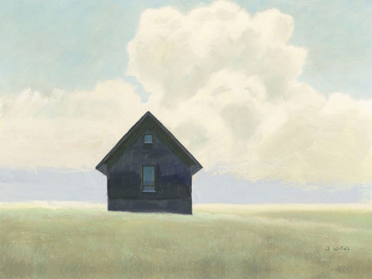Lonely Landscape I on Boxed Canvas