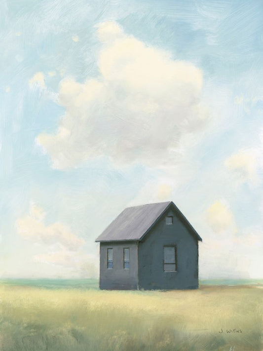 Lonely Landscape III on Boxed  Canvas