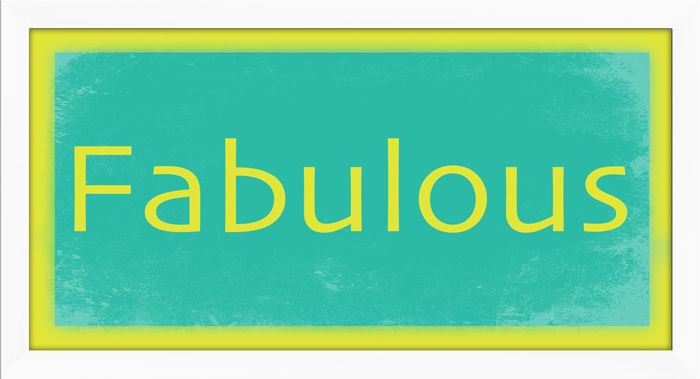 Fabulous in Yellow & Teal