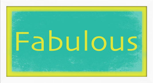 Fabulous in Yellow & Teal