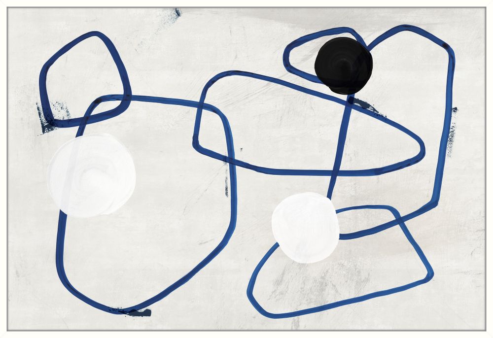 Midblue I on Canvas