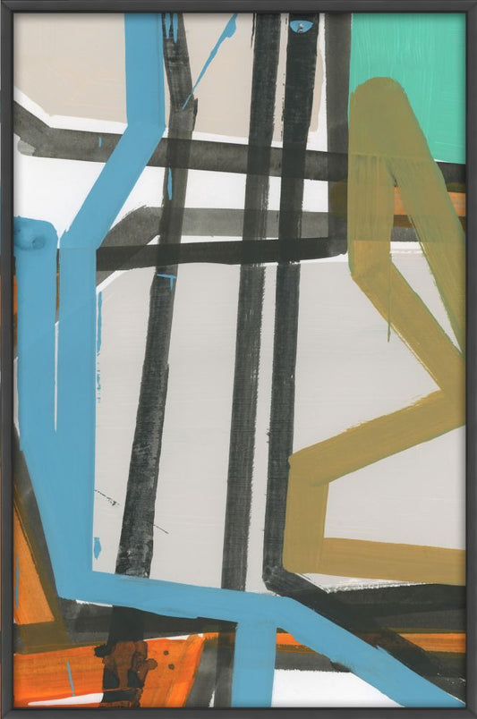Road Map I on Canvas