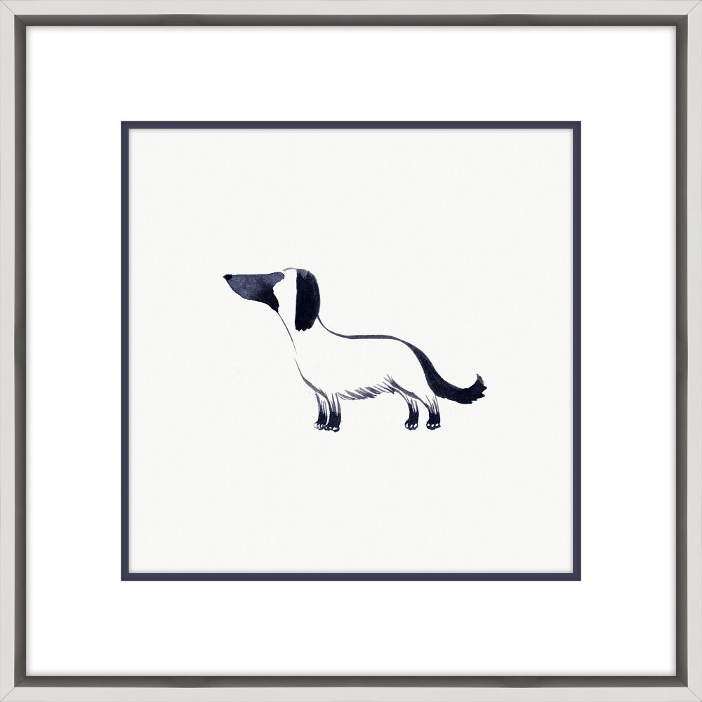 Brushed Ink Dog I