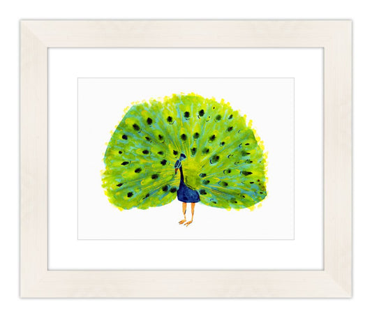 Watercolor Peacock