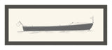 Long Boat I in Gray