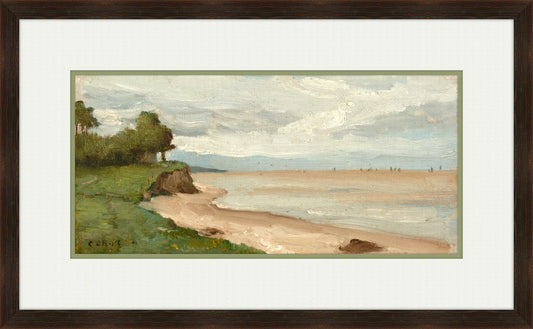 Beach Near Etretat, Jean-Baptiste-Camille Corot, 1872