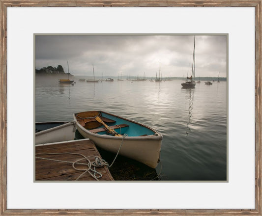 Blue Boat at Rest
