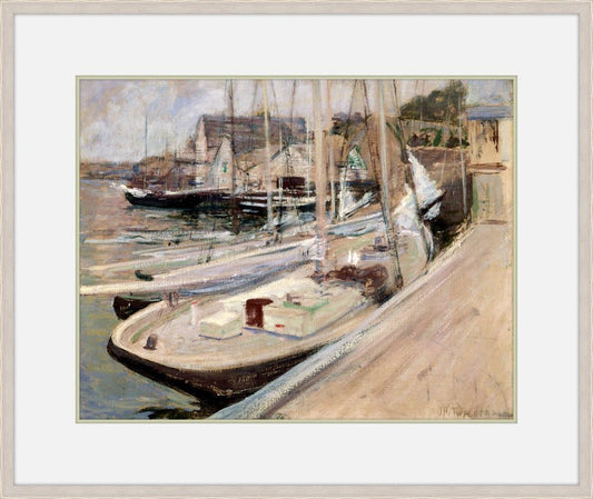 Fishing Boats at Gloucester, John Henry Twachtman, 1901