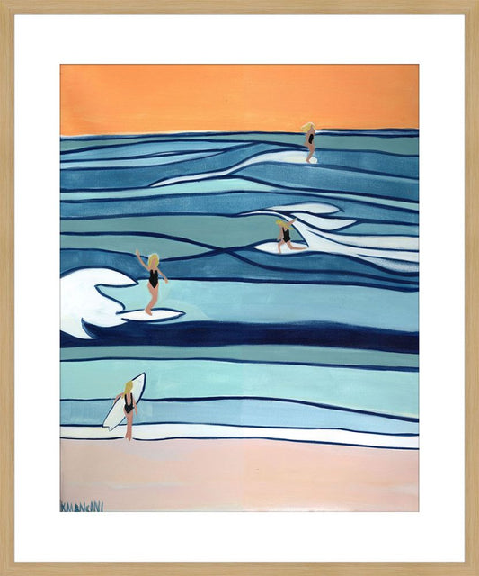 Surfing by the Sea