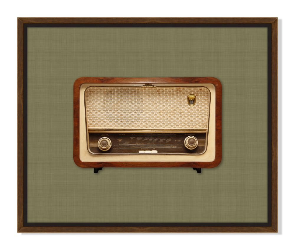 Vintage Radio in Green VI
