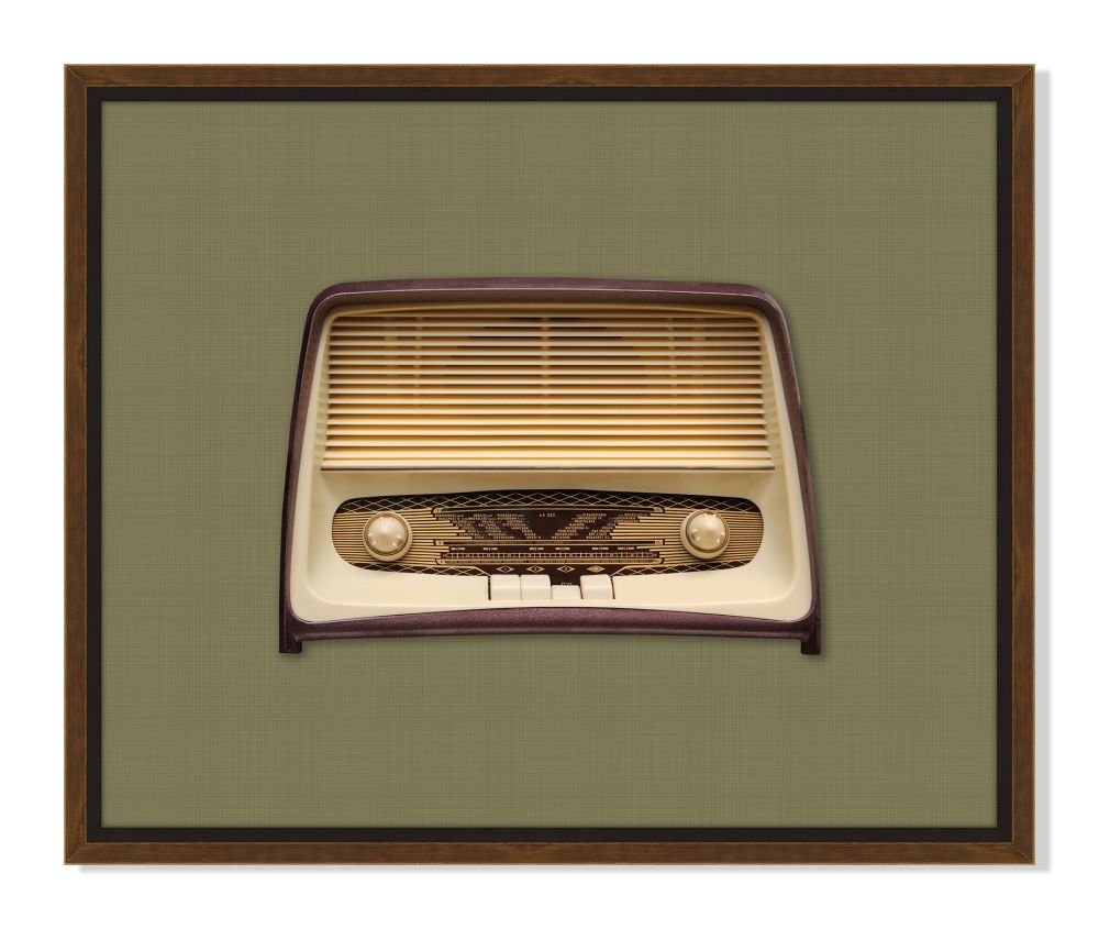 Vintage Radio in Green VII