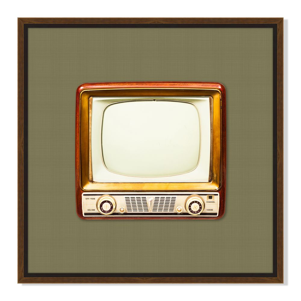 Vintage TV in Green