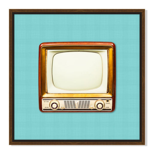 Vintage TV in Blue
