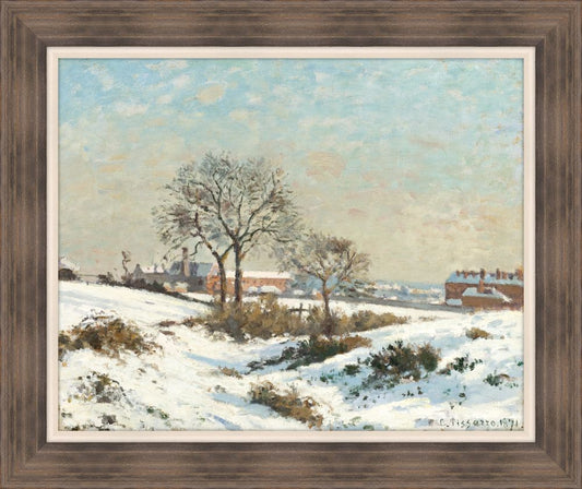 Snowy Landscape at South Norwood, Camille Pissarro, 1871