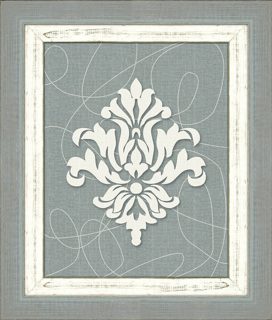 Damask on Slate III