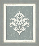 Damask on Slate III