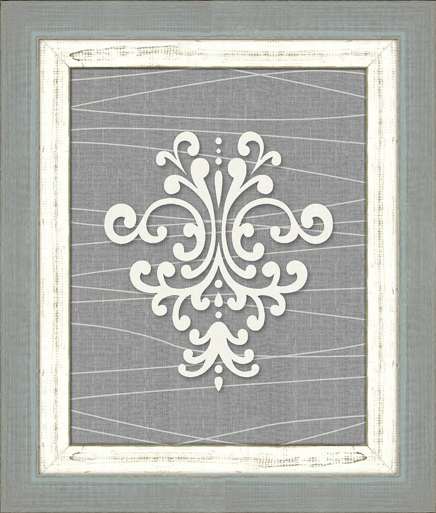 Damask on Gray II