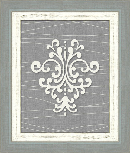 Damask on Gray II