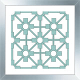 Blue Heather Geometric V