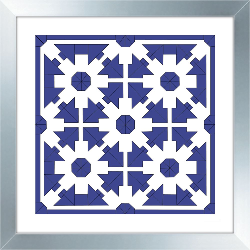 Royal Blue Geometrics III