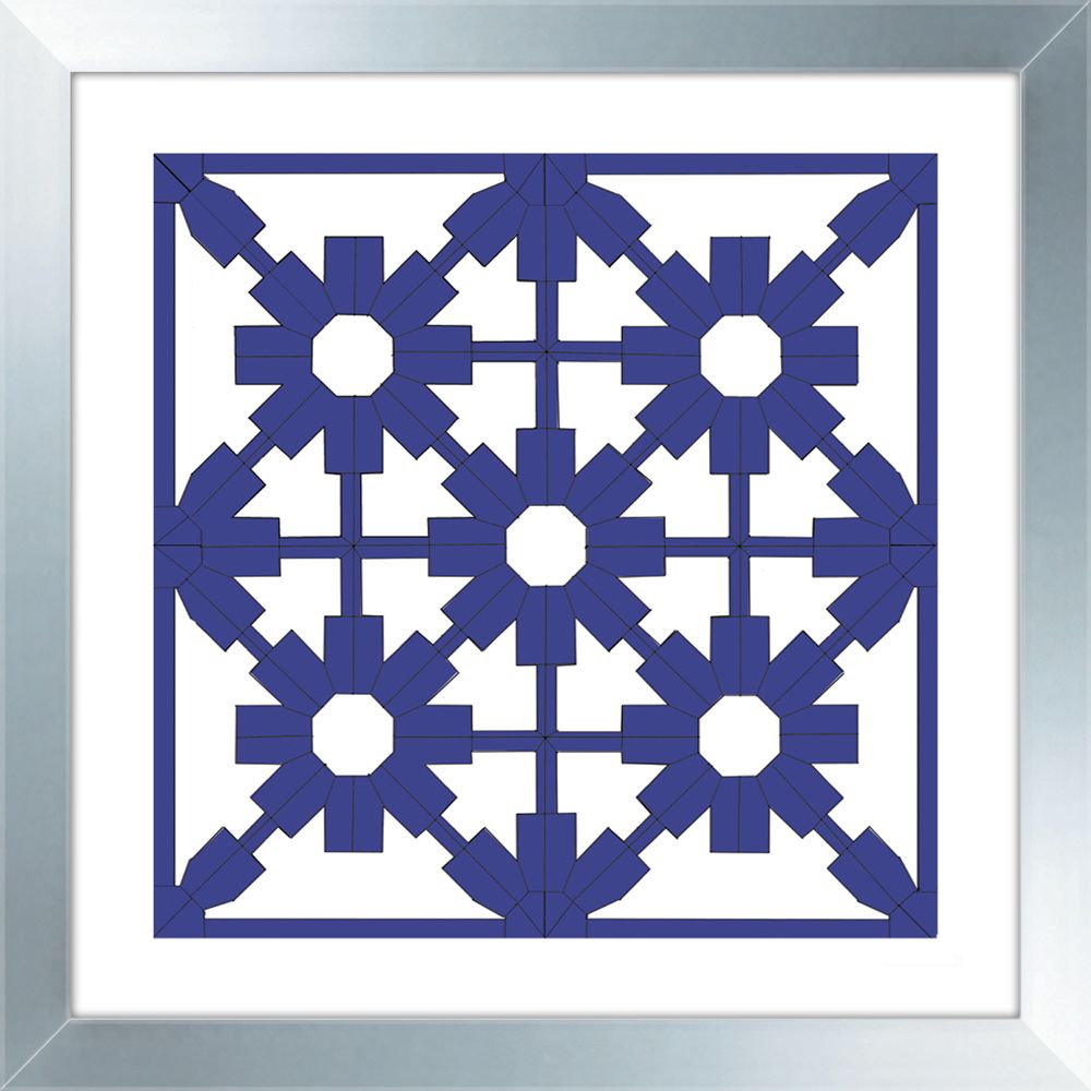 Royal Blue Geometrics IV