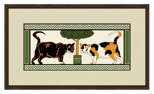 Cats by the Tree