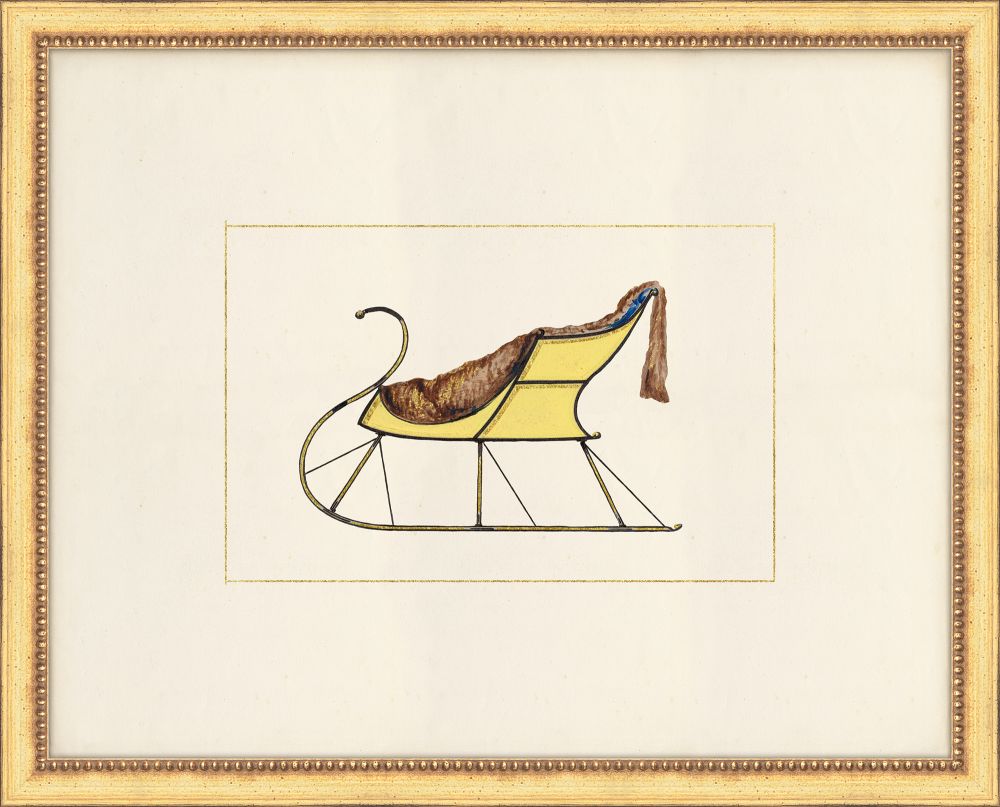 Brewster Sleigh in Gold IX