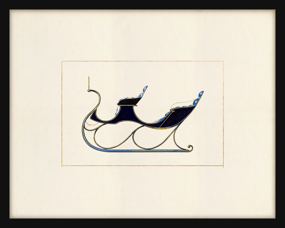 Brewster Sleigh in Black IV