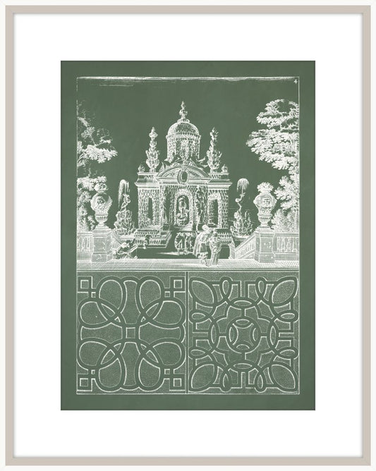 Estate Garden Plans IV in Orchard and White