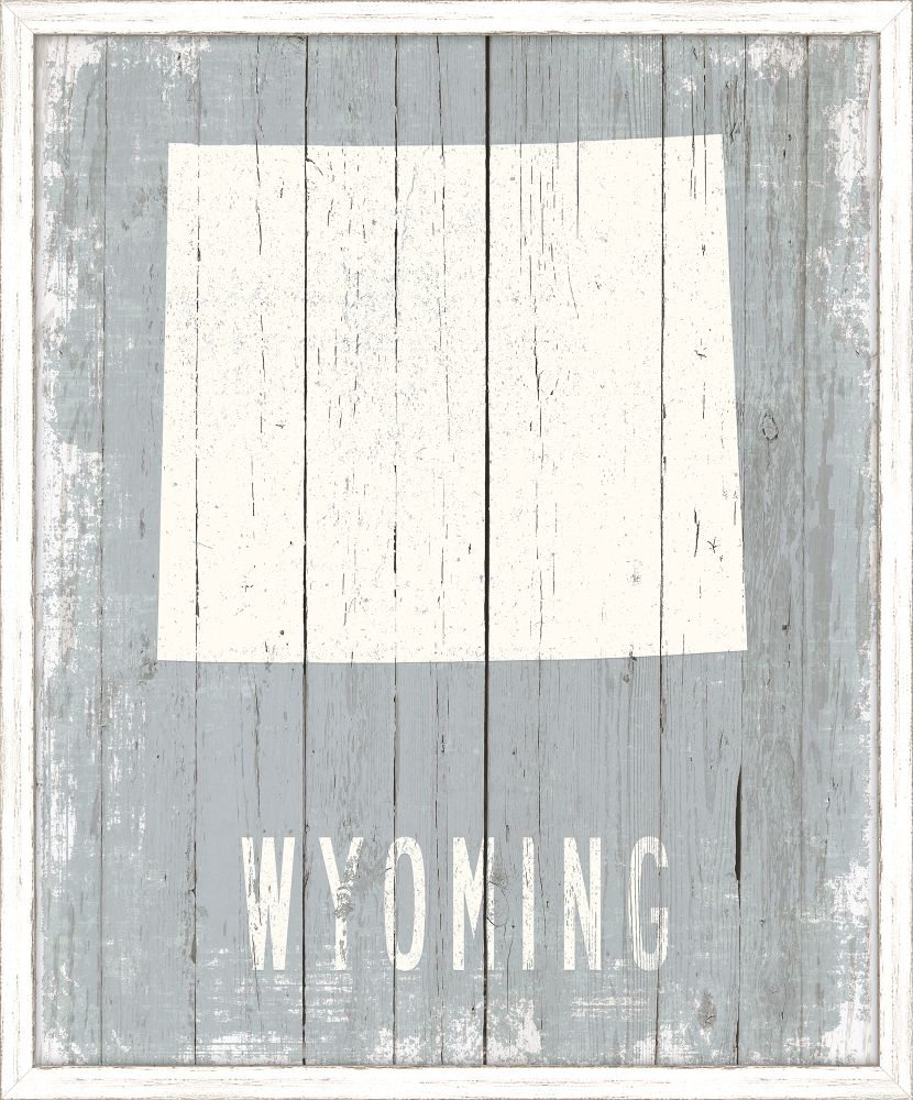 Wyoming on Blue Wood
