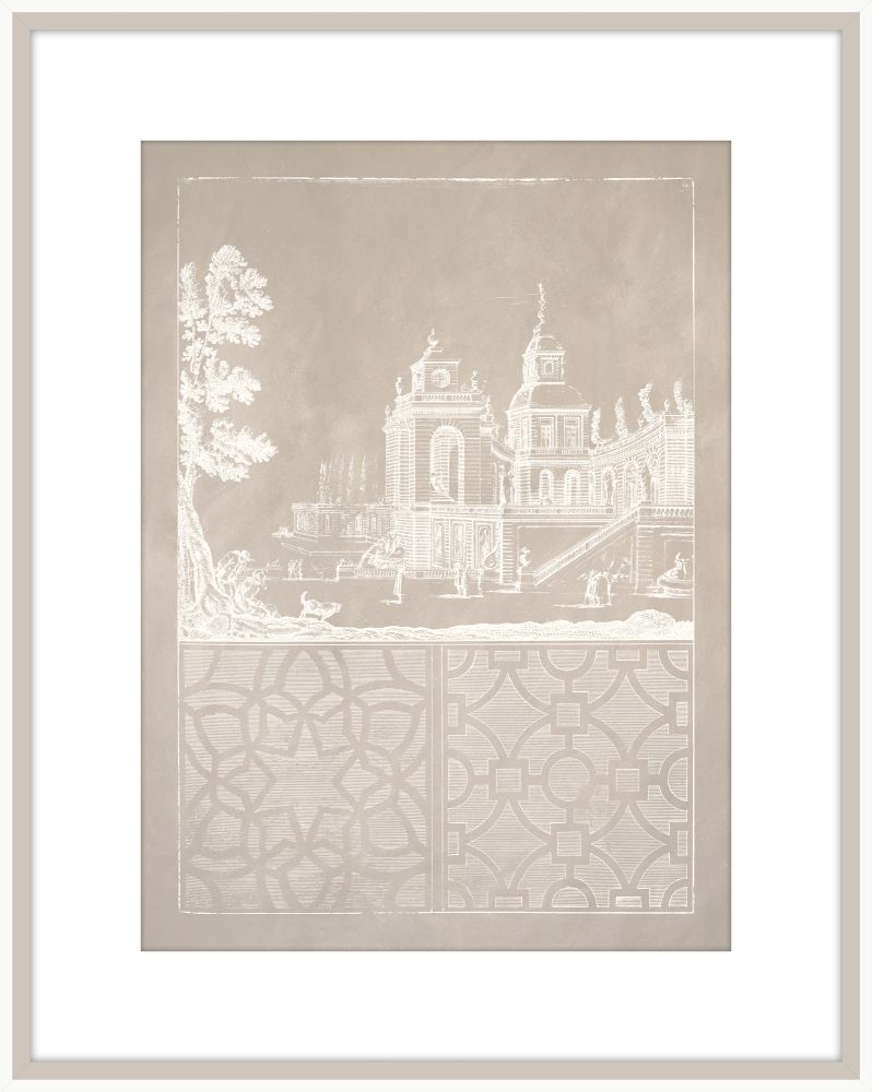 Estate Garden Plans VI in Almond and White