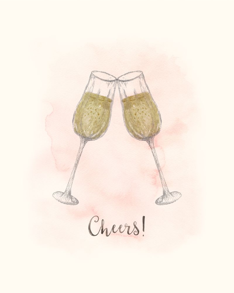 Cheers Boxed Canvas