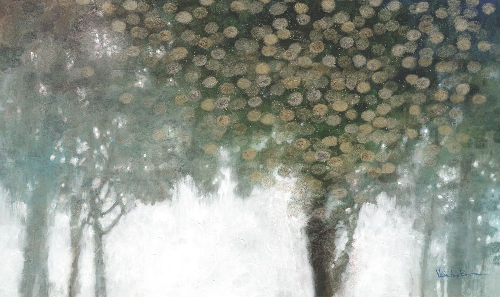 Gilded Trees Boxed Canvas