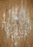 Grand Copper Chandelier Boxed Canvas