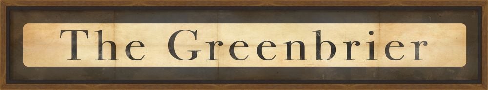 The Greenbrier, WV Sign