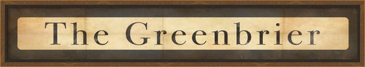The Greenbrier, WV Sign