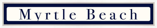 Myrtle Beach Sign - Navy
