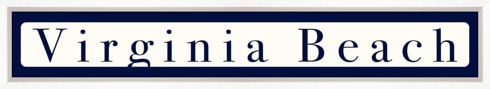 Virginia Beach Sign - Navy