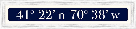 Martha's Vineyard Sign - White