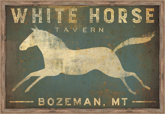 White Horse Running