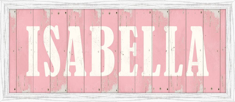 Isabella - Pink Sign